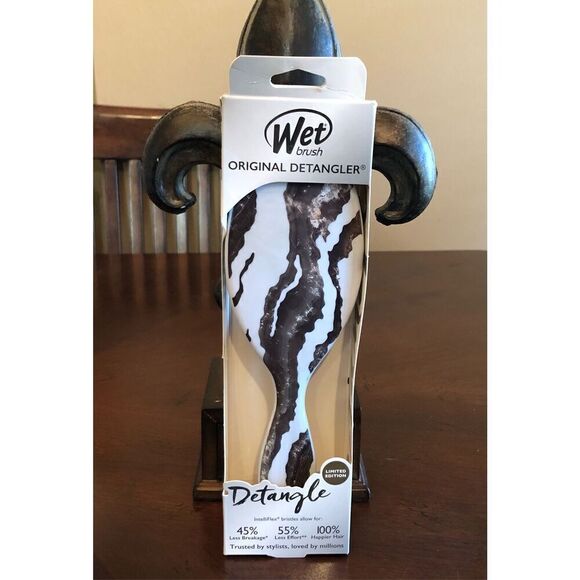 WET BRUSH - NWT - Wet Brush Original Detangler in Techno Stone Brown - Picture 3 of 13